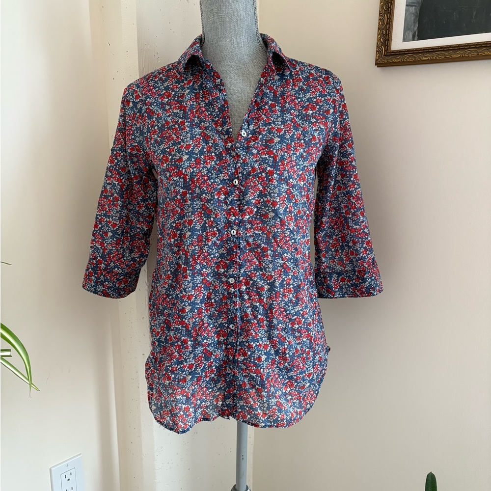 Floral Button-Up Shirt